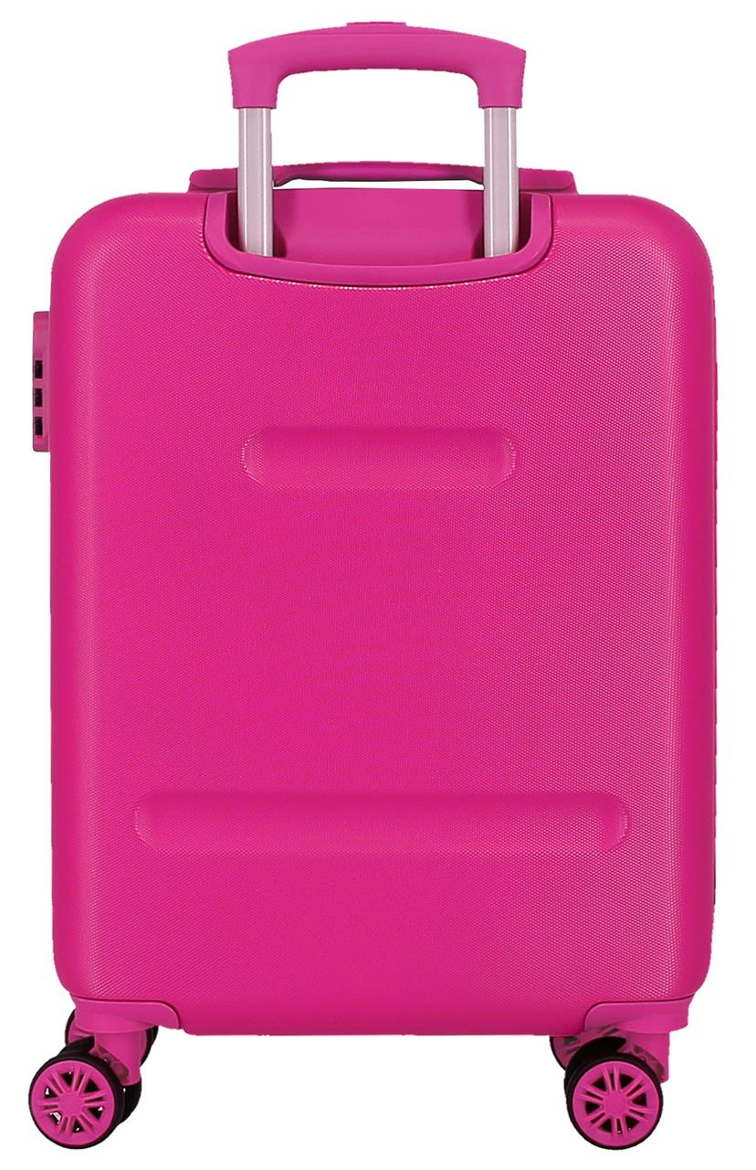 3231142 TROLLEY ABS 55CM. 4R. MOVOM BLOCK FUCSIA