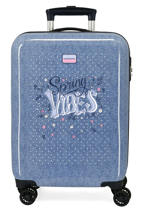 3261141 TROLLEY ABS 55CM. 4R. MOVOM SPRING VIBES DENIM