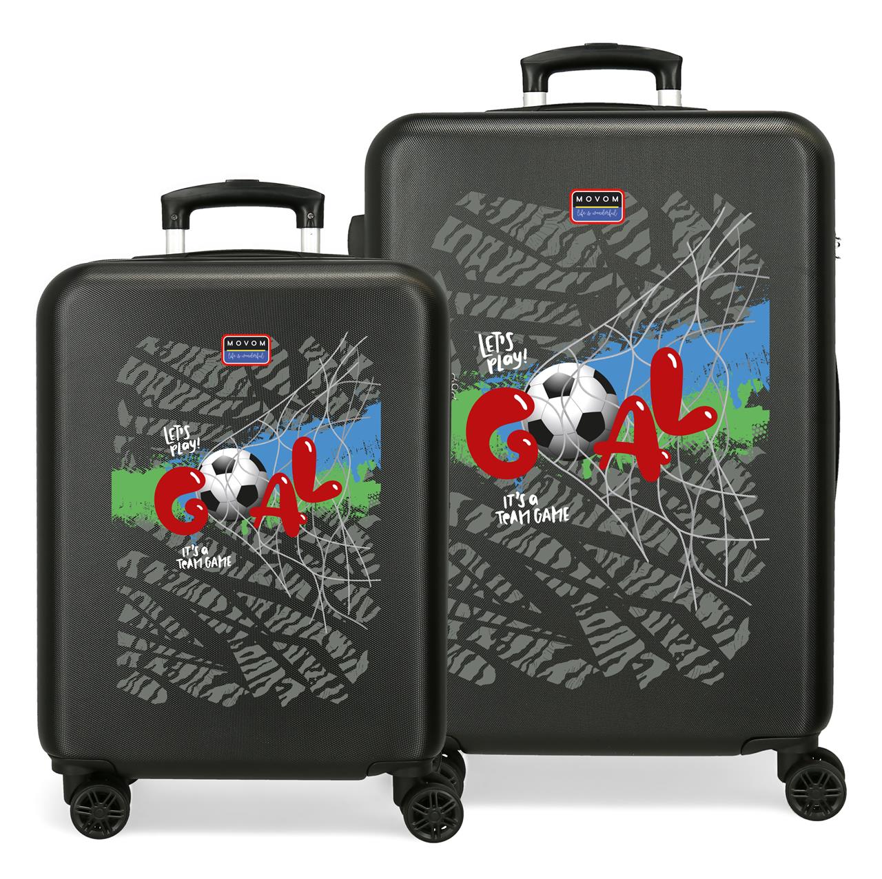 3281441 SET/2 TROLLEY ABS 55-65CM. 4R. MOVOM BLACK OFFSIDE