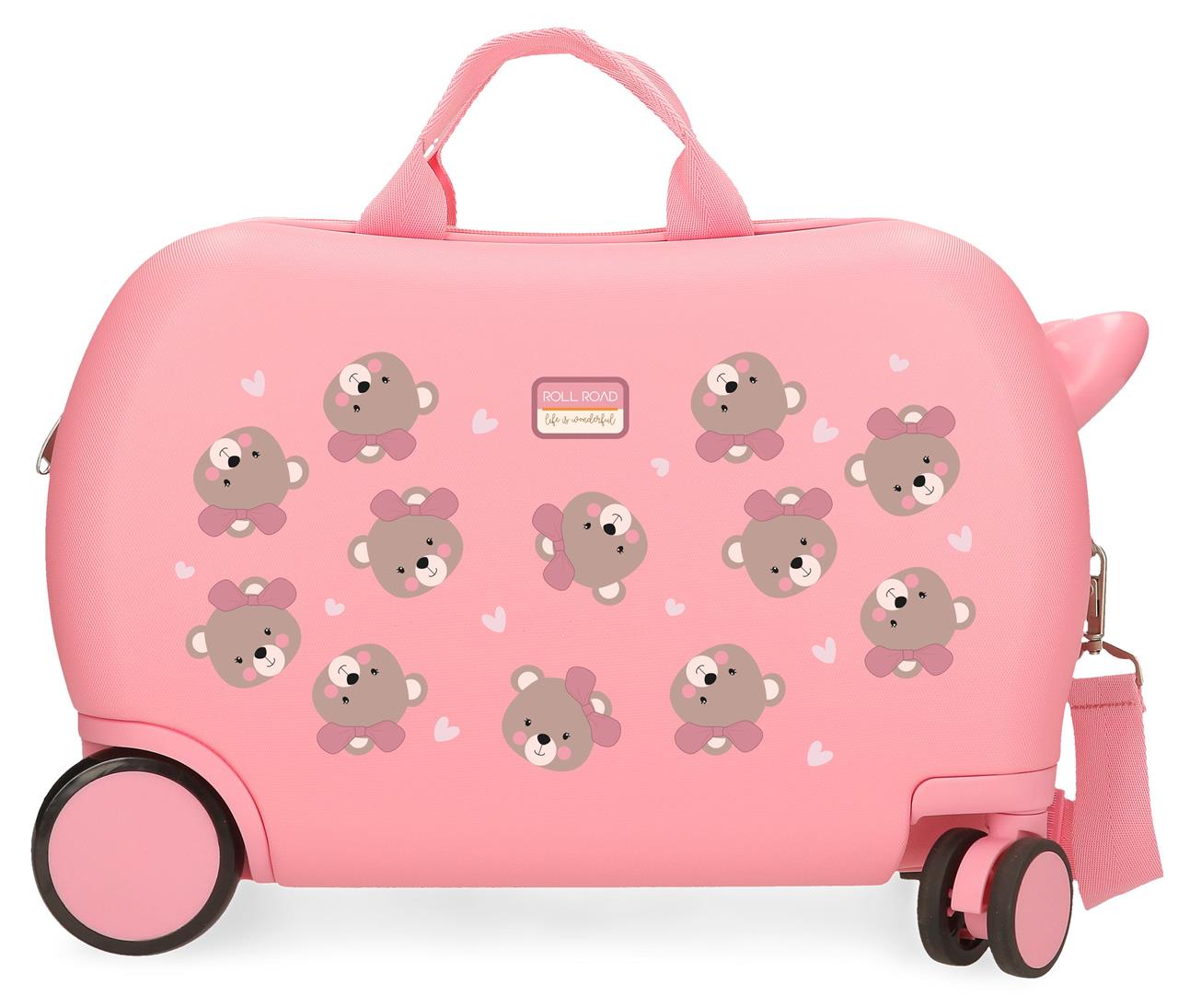 4191012 MALETA INF.ABS 4R.(2 MULTI.) 45CM. RR BABY PETS BEAR