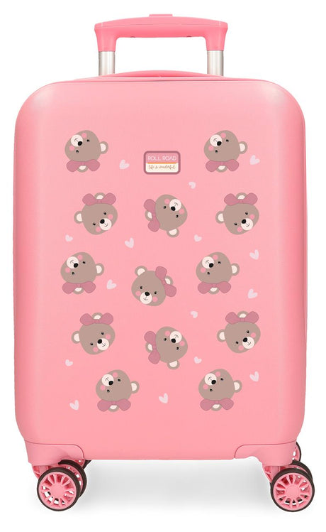 4191312 ABS VOGN 50 CM.4R RR BABY kæledyr FÅR BJÆRER PINK