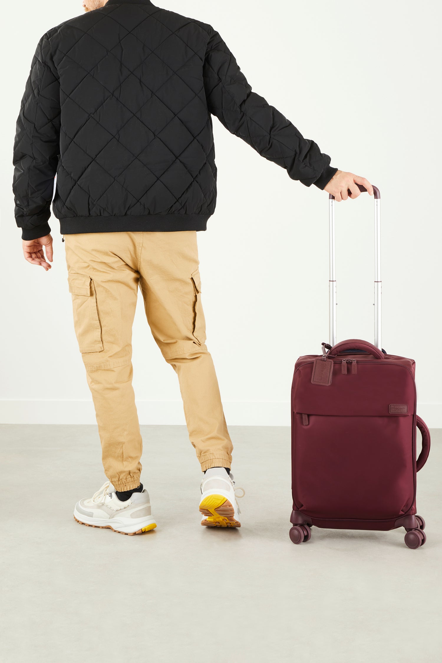 LIPAULT Valise cabine PLUME Bordeaux