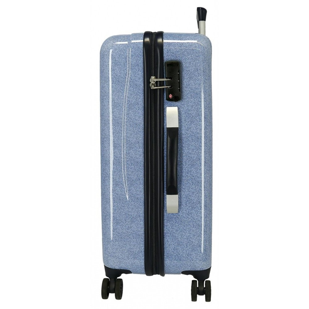 Maleta mediana Minnie Style rígida 68cm denim – Maletas Greenwich