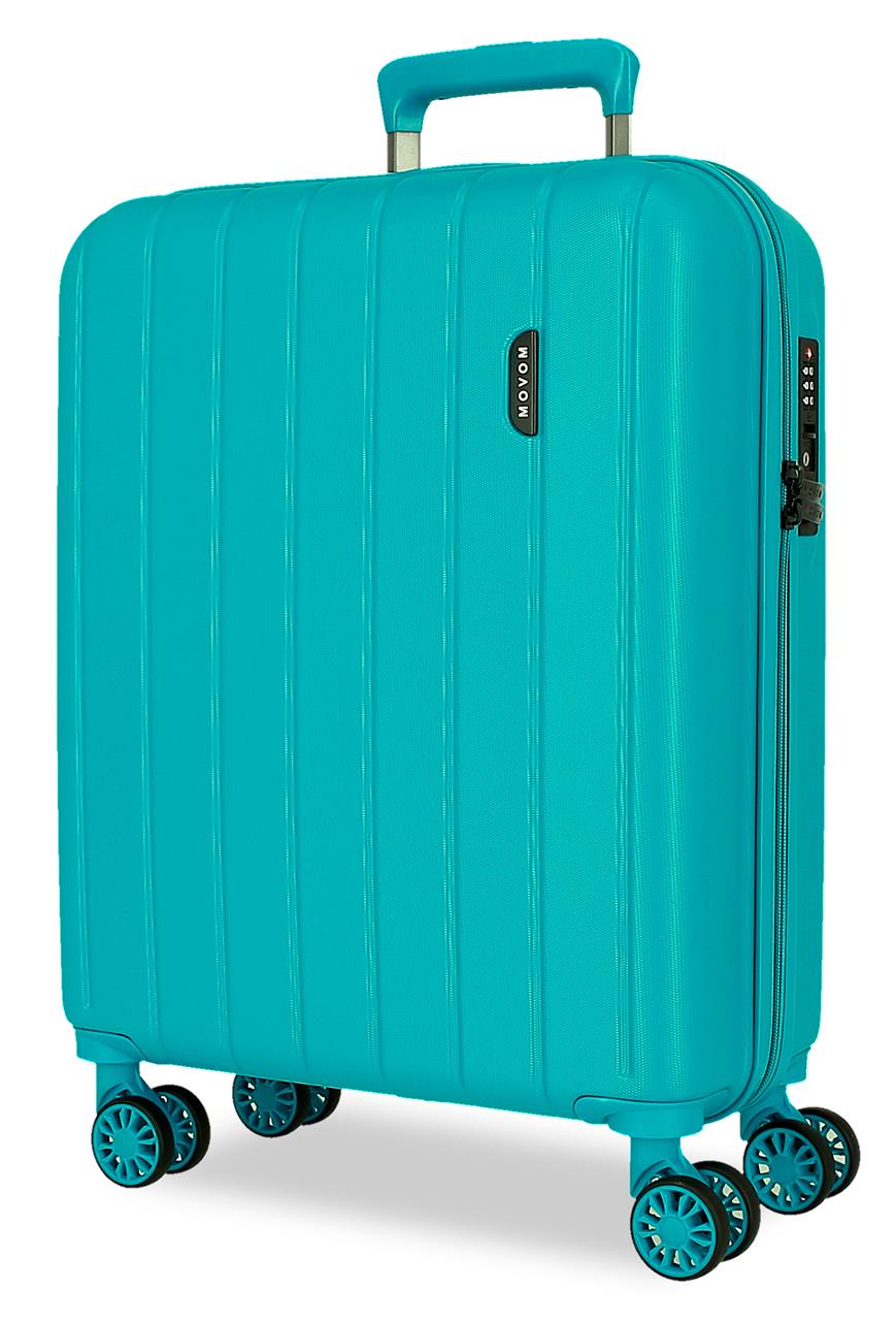 531916C ABS VOGN 55CM. 4R. MOVOM WOOD TURQUOISE GREEN