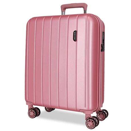 531916D TROLLEY ABS 55CM. 4R. MOVOM WOOD PINK