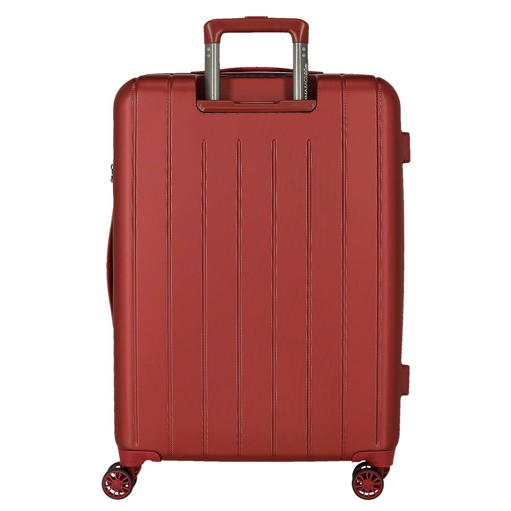 5319366 TROLLEY ABS 78CM. C/EXP. 4R. MOVOM WOOD RED