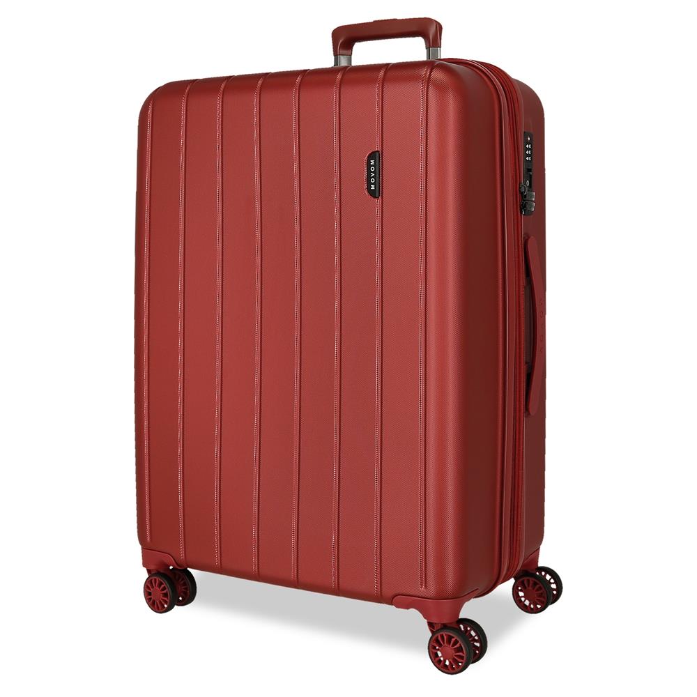 5319366 TROLLEY ABS 78CM. C/EXP. 4R. MOVOM WOOD RED