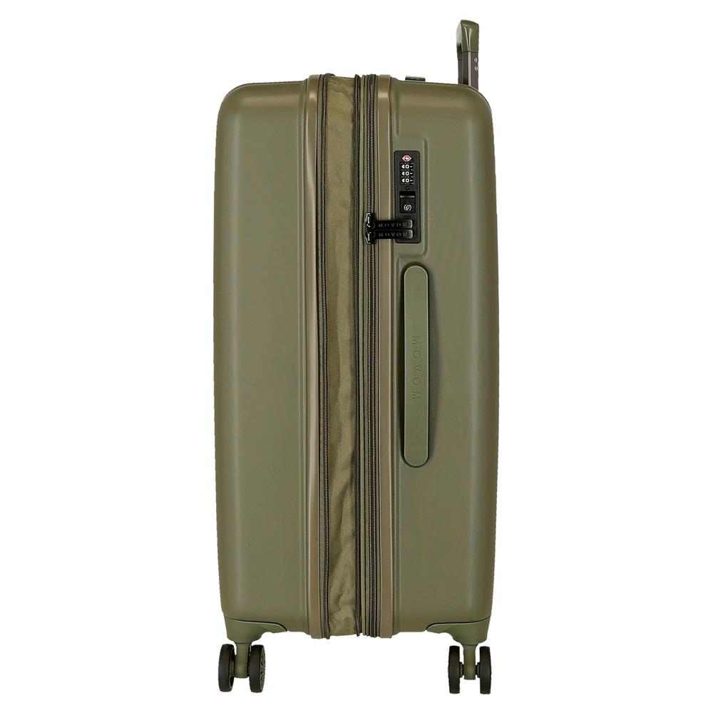 531936A TROLLEY ABS 78CM. C/EXP. 4R. MOVOM WOOD KHAKI