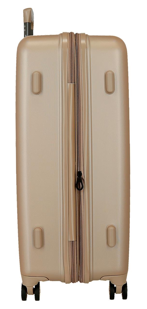 5319365 TROLLEY ABS 78cm. C/EXP. 4R. MOVOM WOOD CHAMPAGNE
