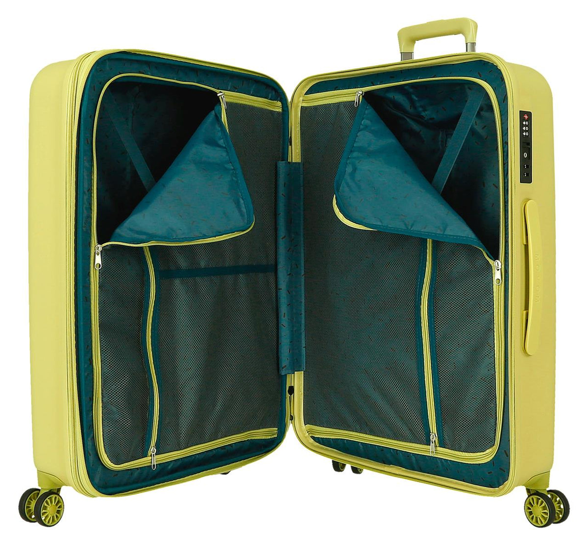 531936B TROLLEY ABS 78CM. C/EXP. 4R. MOVOM WOOD YELLOW
