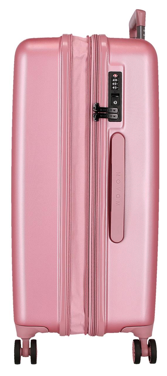 531936D TROLLEY ABS 78CM. C/EXP. 4R. MOVOM WOOD ROSE