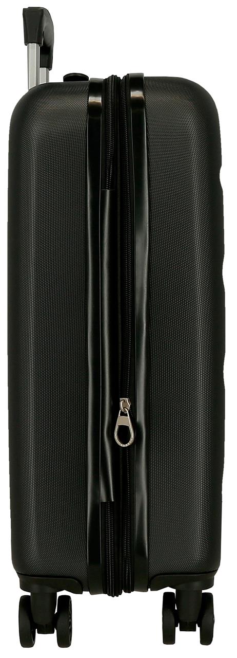 5848660 TROLLEY ABS 55CM. C/EXP. 4R. RR FLEX NEGRO