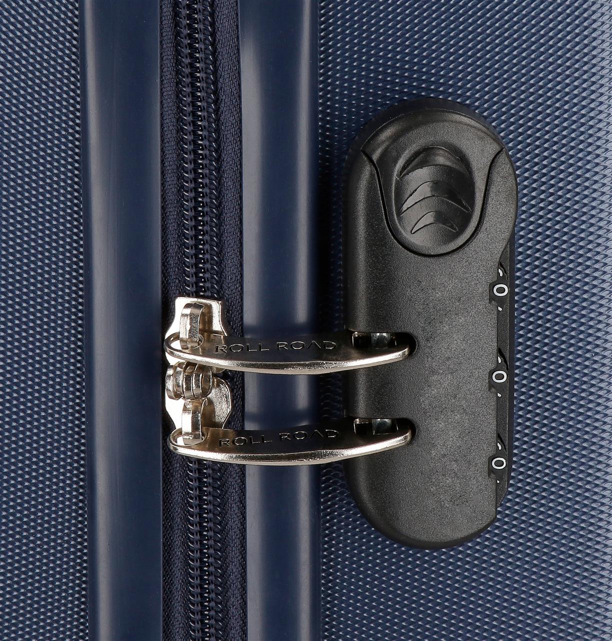 5848662 TROLLEY ABS 55CM. C/EXP. 4R. RR FLEX MARINO