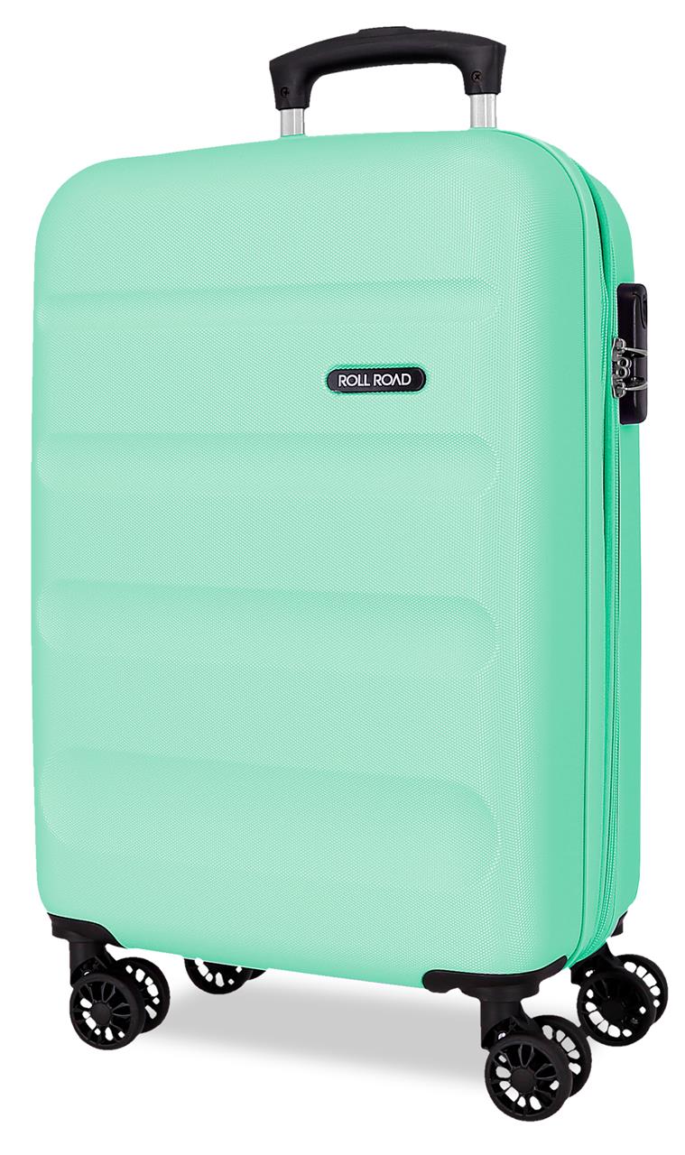 584866B TROLLEY ABS 55CM. C/EXP. 4R. RR FLEX TURQUESA