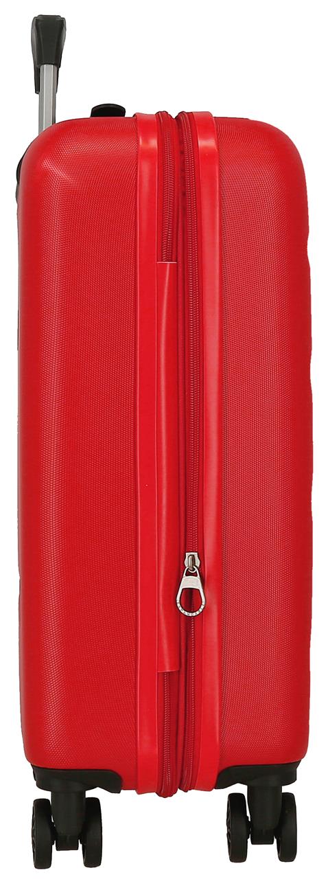 5848664 TROLLEY ABS 55CM. C/EXP. 4R. RR FLEX ROJO