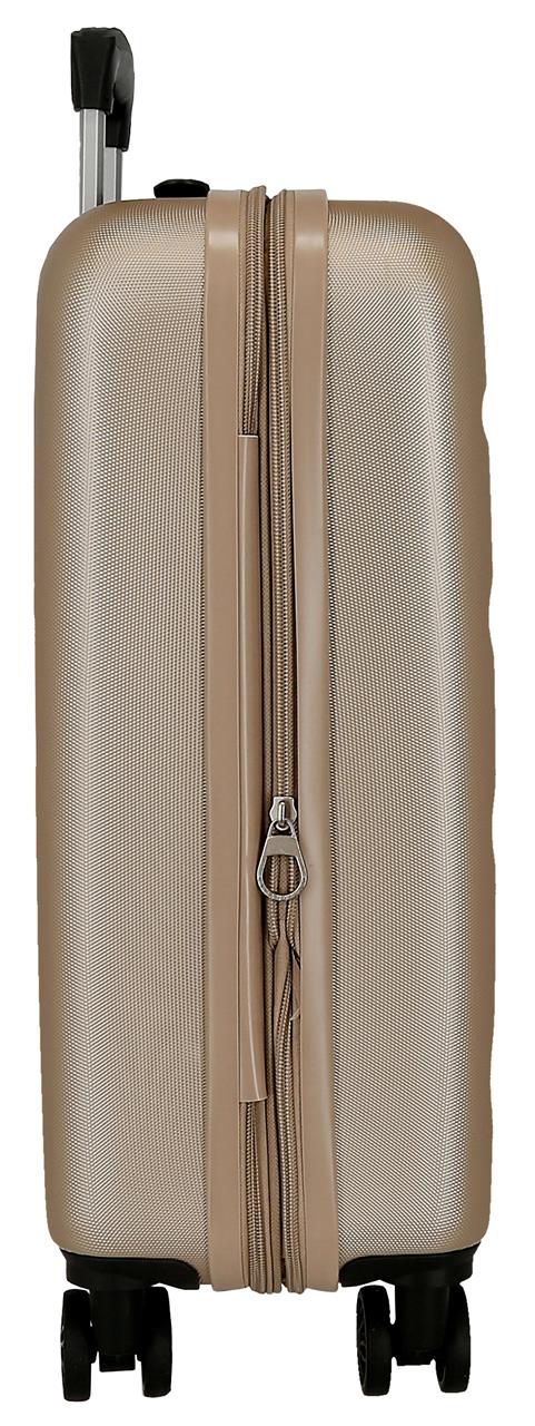 5848669 TROLLEY ABS 55CM. C/EXP. 4R. RR FLEX CHAMPAGNE