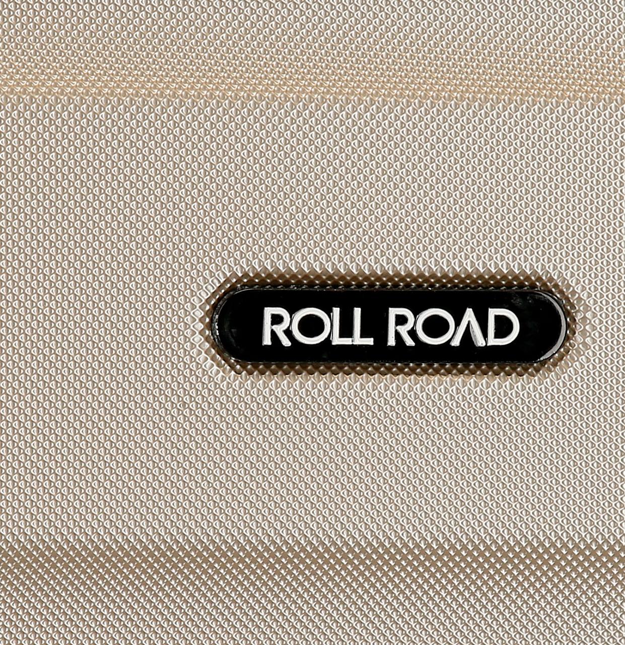 5848669 TROLLEY ABS 55CM. C/EXP. 4R. RR FLEX CHAMPAGNE