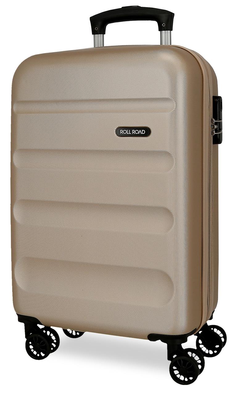 5848669 TROLLEY ABS 55CM. C/EXP. 4R. RR FLEX CHAMPAGNE