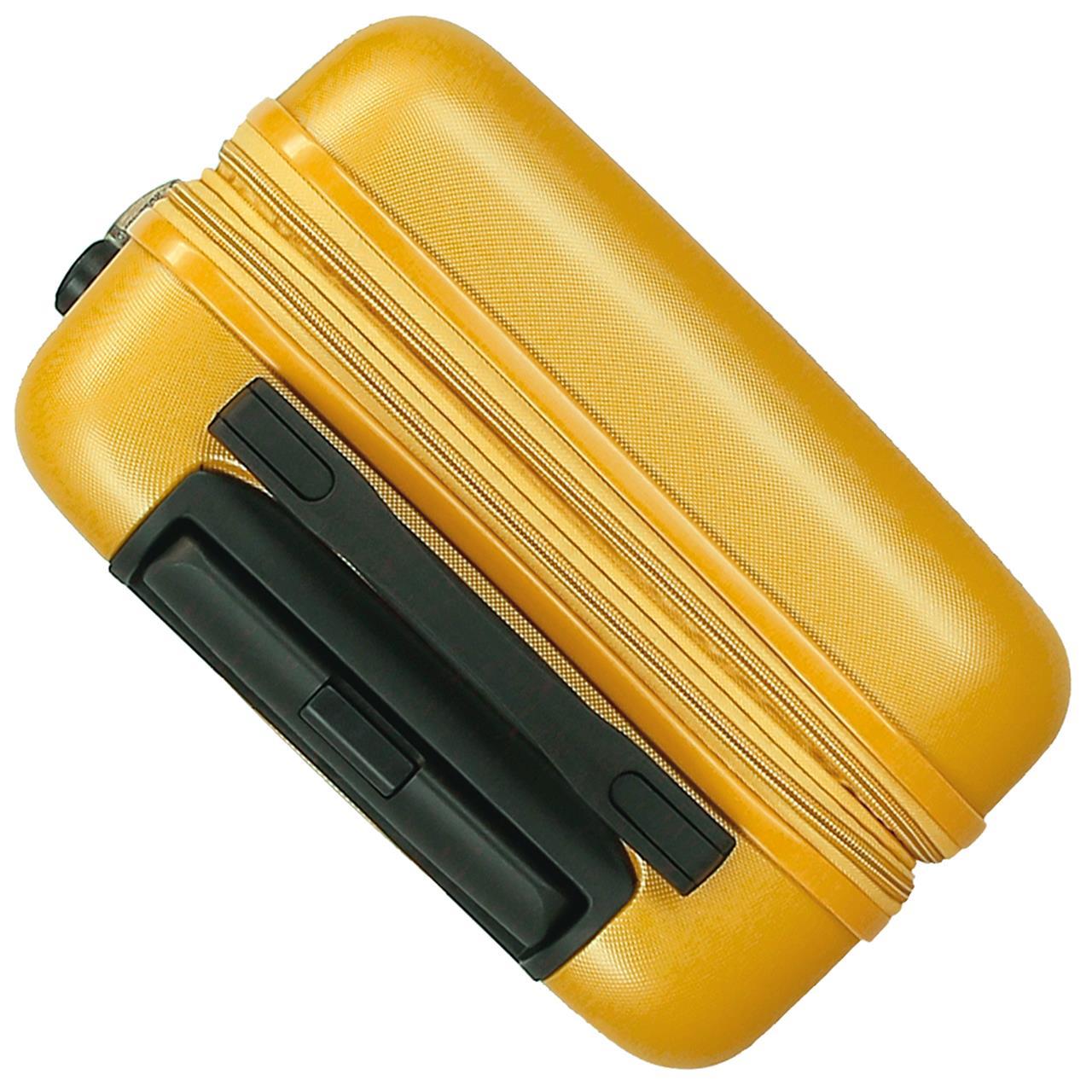 584866D TROLLEY ABS 55CM. C/EXP. 4R. RR FLEX OCHER