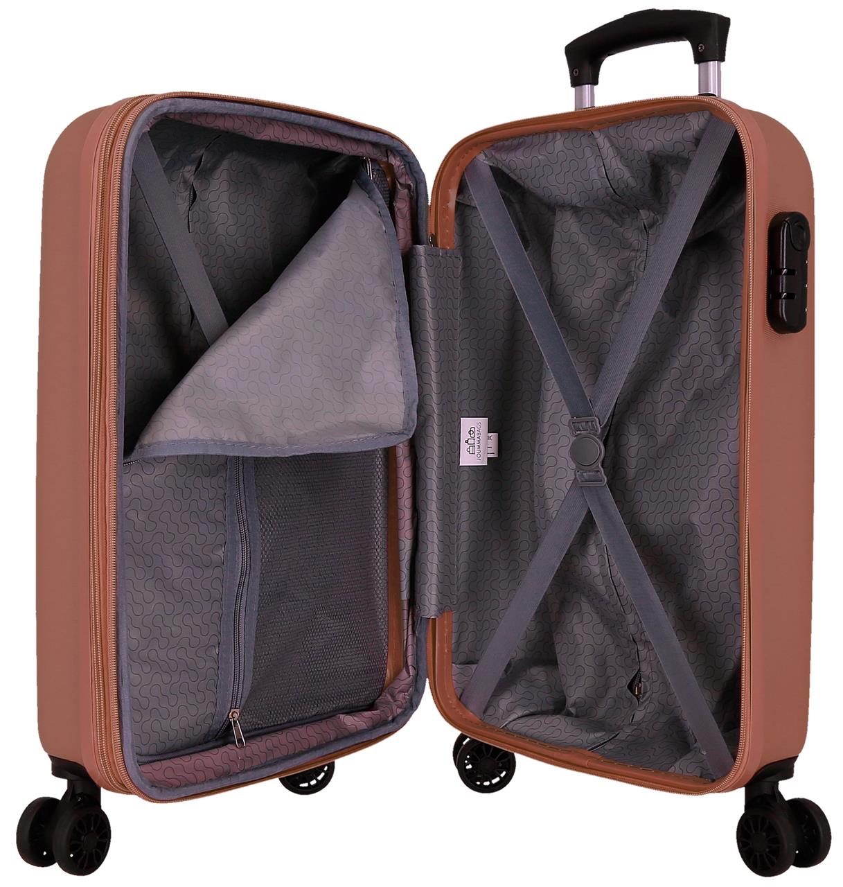 584866C TROLLEY ABS 55CM. C/EXP. 4R. RR FLEX NUDE