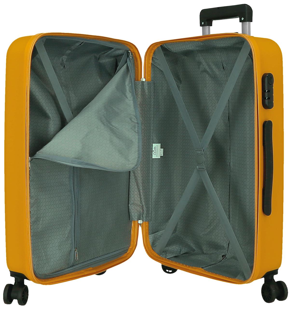 584936D TROLLEY ABS 75CM. 4R. RR FLEX OCHER