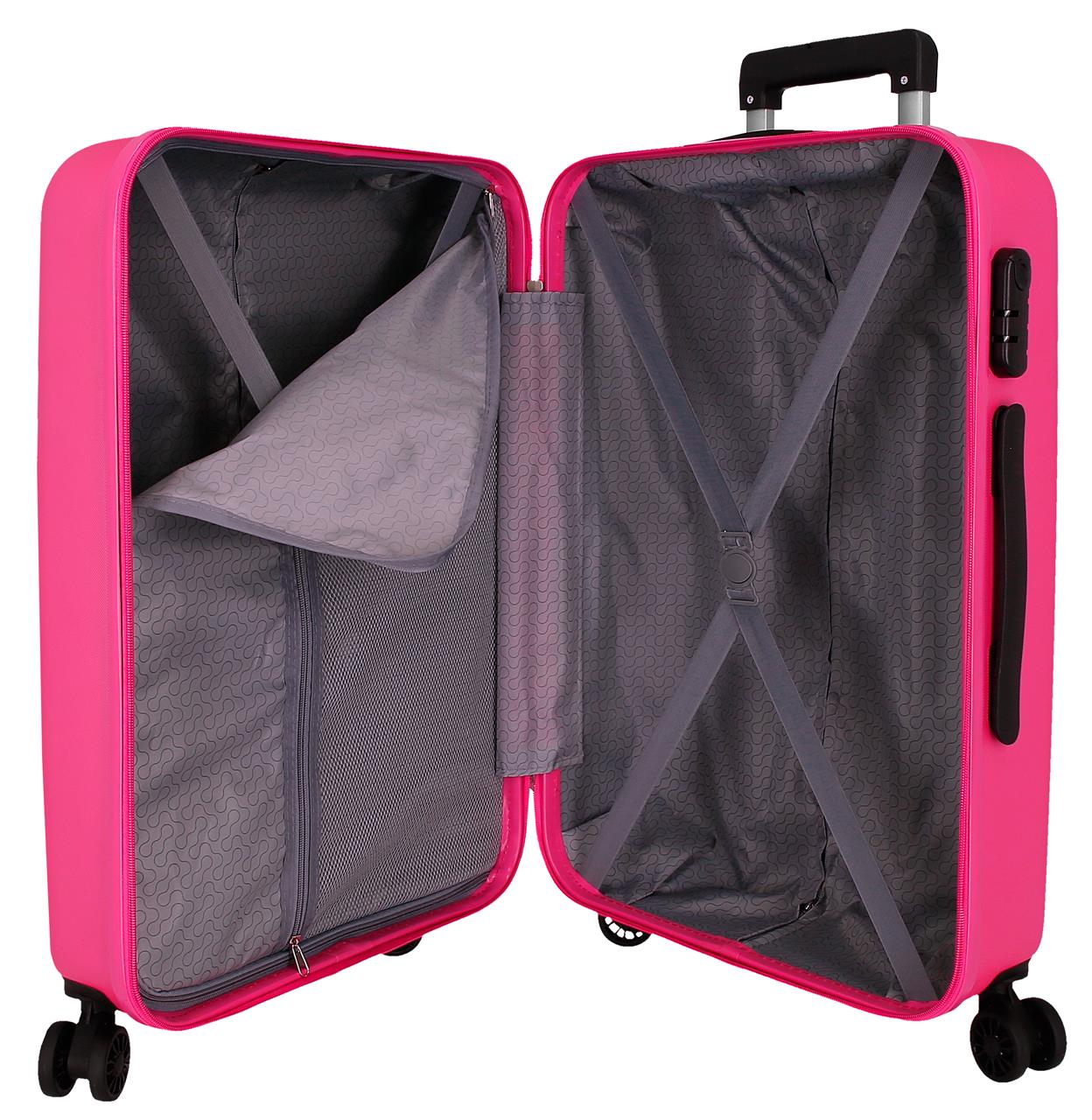 584936G TROLLEY ABS 75CM. 4R. RR FLEX PINK