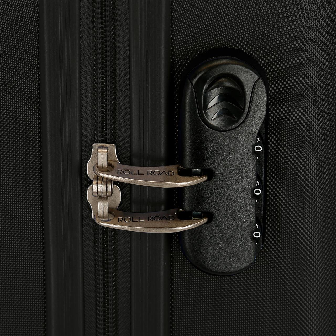 5068621 TROLLEY ABS 55CM. C/EXP. 4R. RR CAMBODGE NOIR