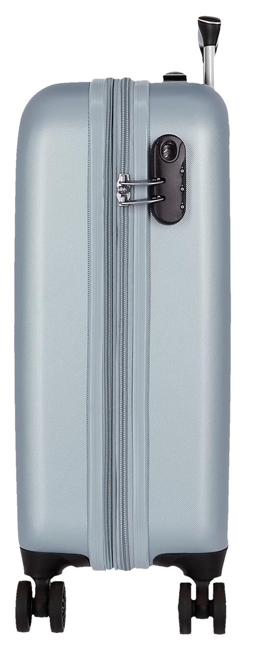 5068623 TROLLEY ABS 55CM. C/EXP. 4R. RR CAMBODGE BLEU CLAIR