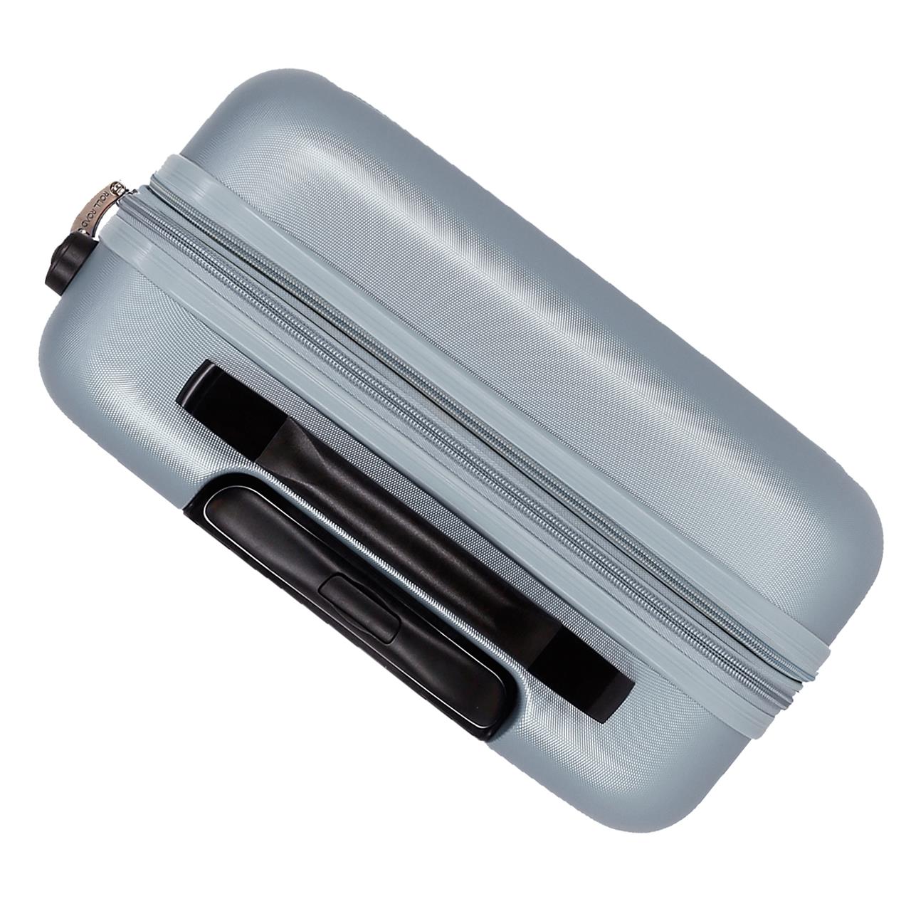 5068623 TROLLEY ABS 55CM. C/EXP. 4R. RR CAMBODGE BLEU CLAIR