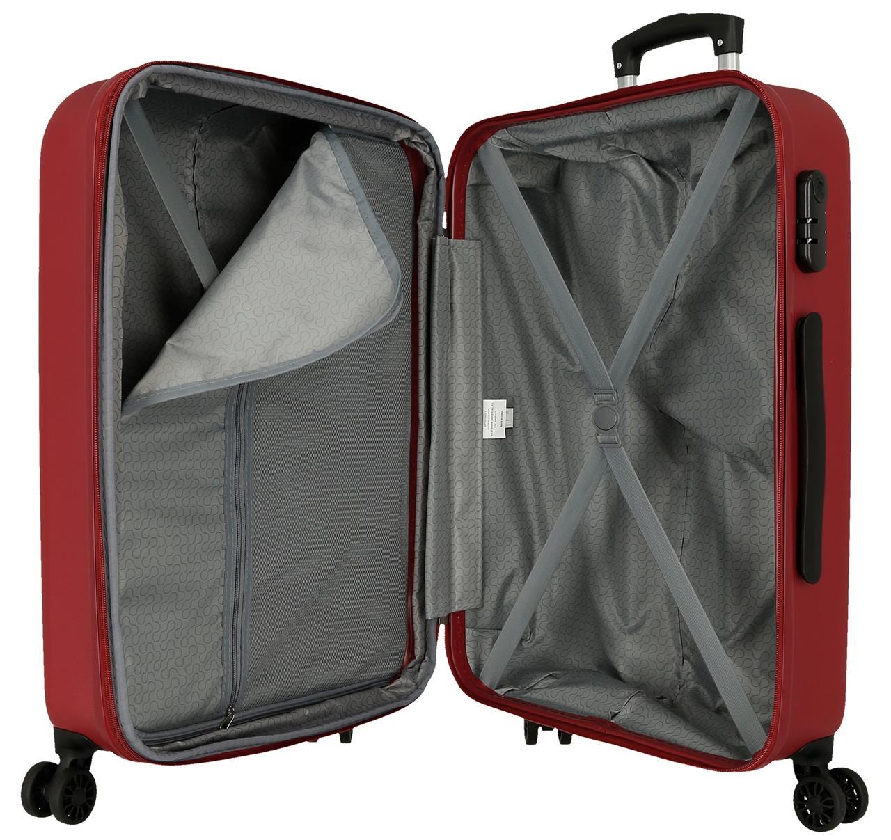 506922B TROLLEY ABS 65CM. C/EXP. 4R. GRENAT RR CAMBODGE