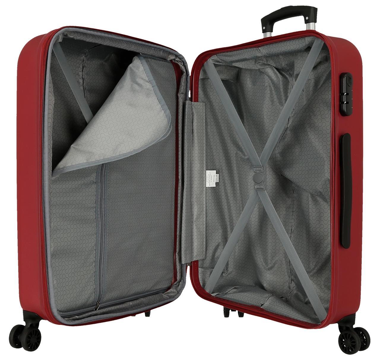 506932B TROLLEY ABS 75CM. C/EXP. 4R. RR CAMBODJA GARNET