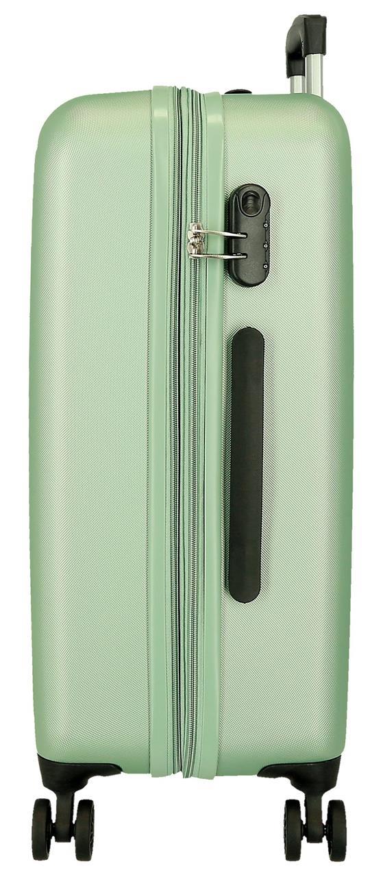 506932C TROLLEY ABS 75CM. C/EXP. 4R. RR GROEN CAMBODJA