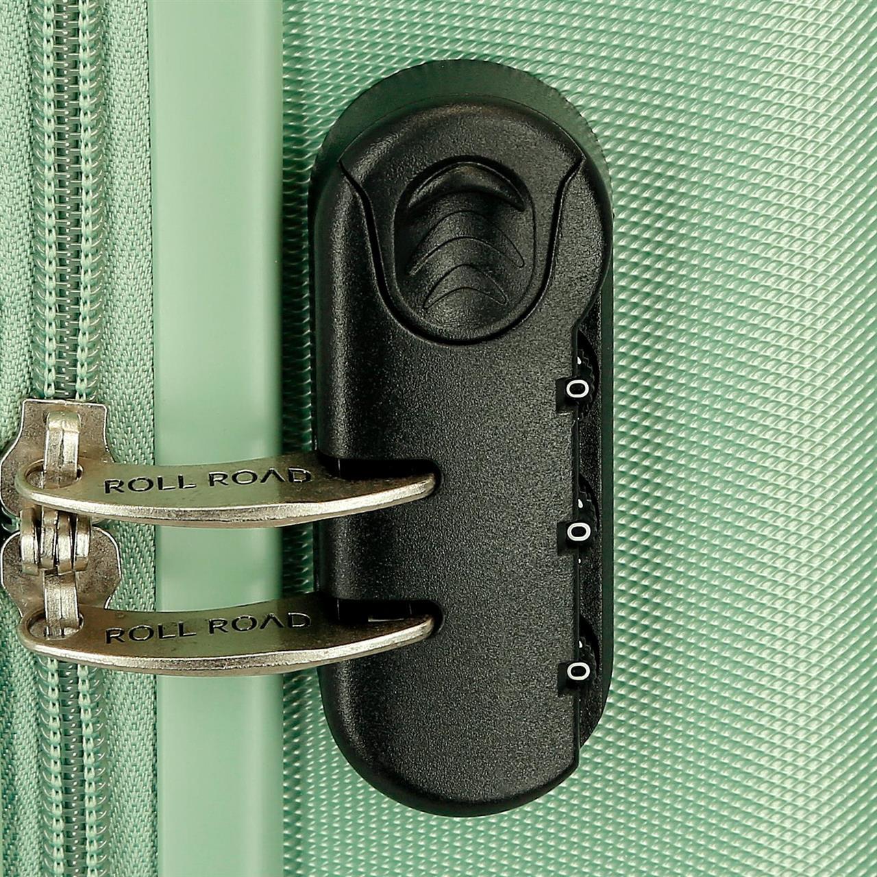 506932C TROLLEY ABS 75CM. C/EXP. 4R. RR GROEN CAMBODJA