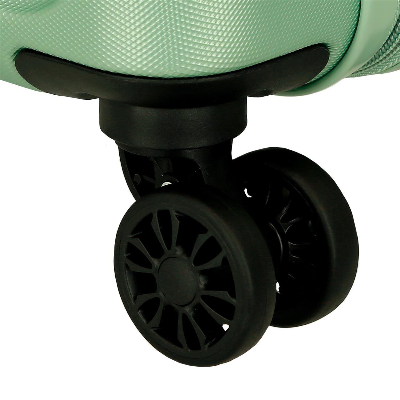 506932C TROLLEY ABS 75CM. C/EXP. 4R. RR GROEN CAMBODJA