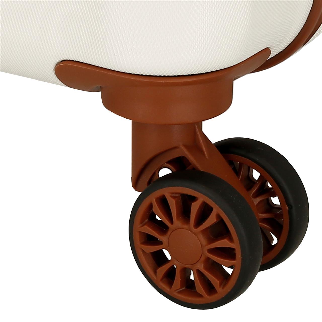 El Potro Valigia Ocuri Grande 81L - ABS Leggero, Espandibile, Doppie Ruote, Chiusura TSA - Grigio, 49x70x28 Cm