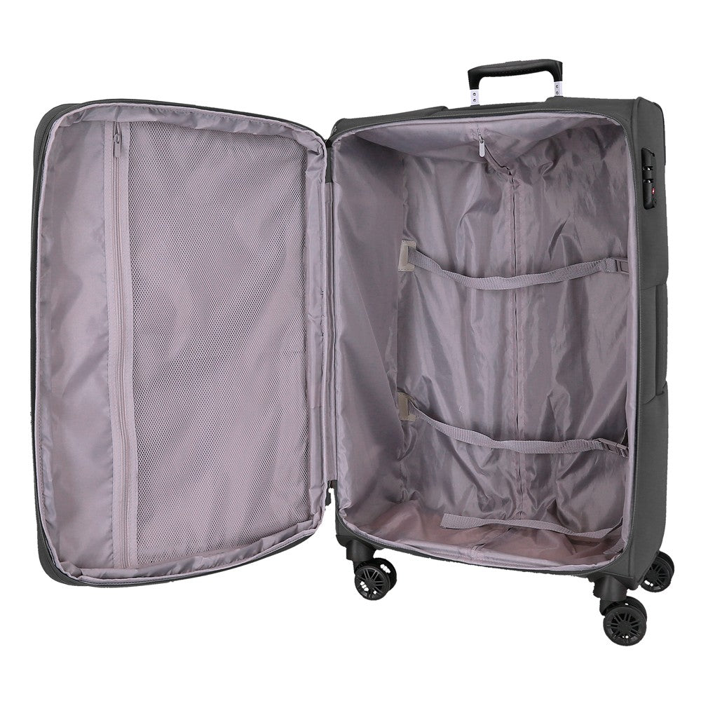 5318823 TROLLEY PES 77CM. 4R. MOVOM ATLANTA GRIJS