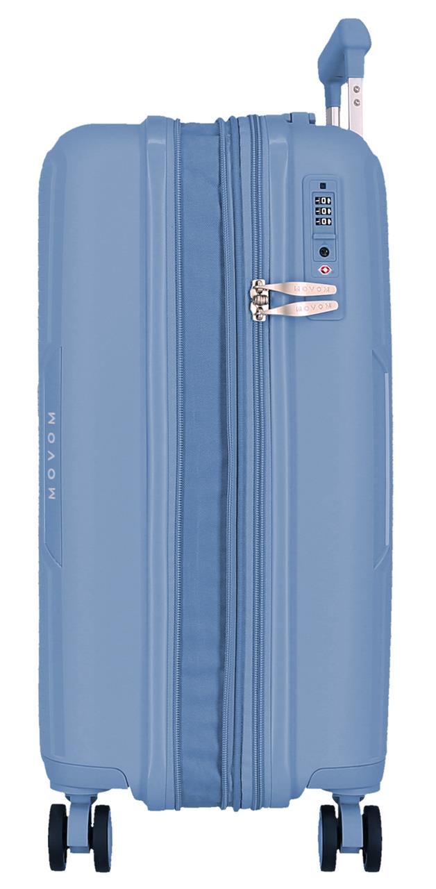 532862B TROLLEY PP 55CM. C/EXP. 4R. MOVOM INARI HELLBLAU