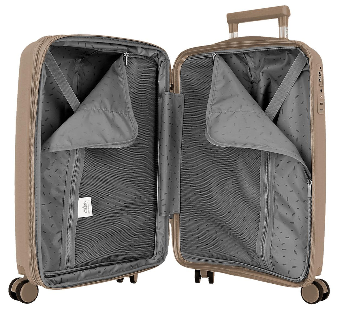 532862A TROLLEY PP 55CM. C/EXP. 4R. MOVOM INARI CHAMPAGNE