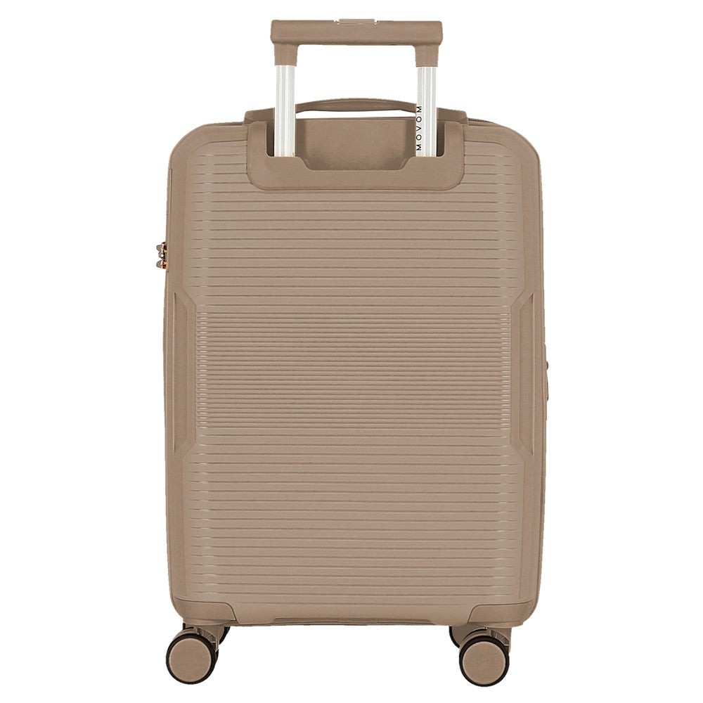 532912A TROLLEY PP 55CM. 4R. MOVOM INARI CHAMPAGNE