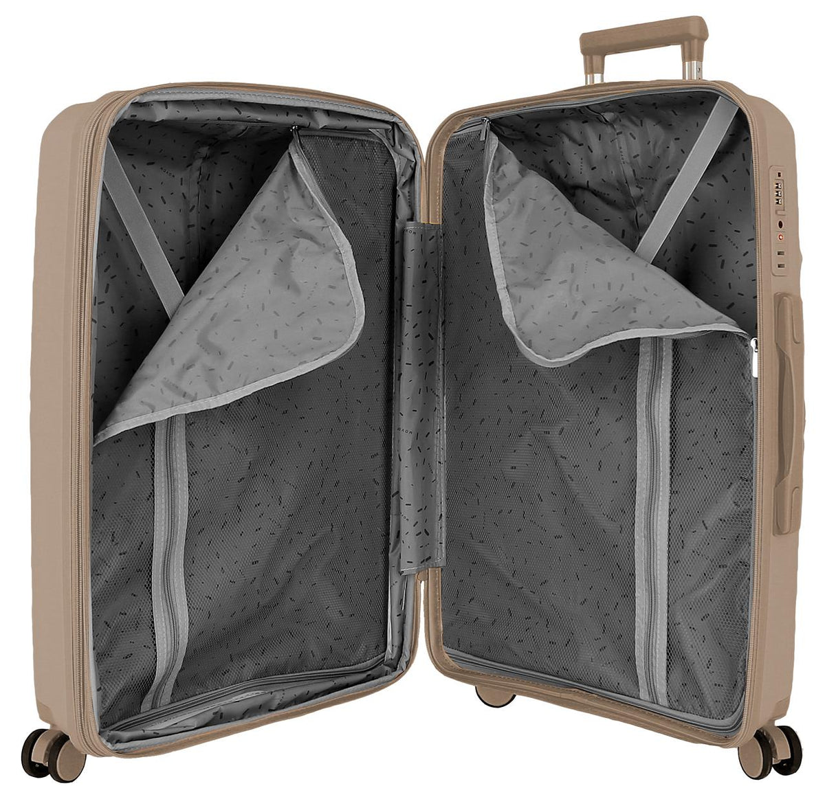 532922A TROLLEY PP 68CM. C/EXP. 4R. MOVOM INARI CHAMPAGNE