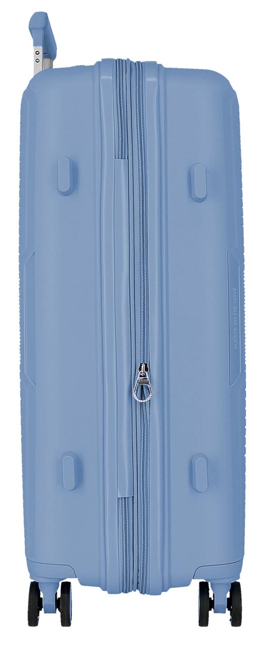532932B TROLLEY PP 78CM. C/EXP. 4R. MOVOM INARI LIGHT BLUE