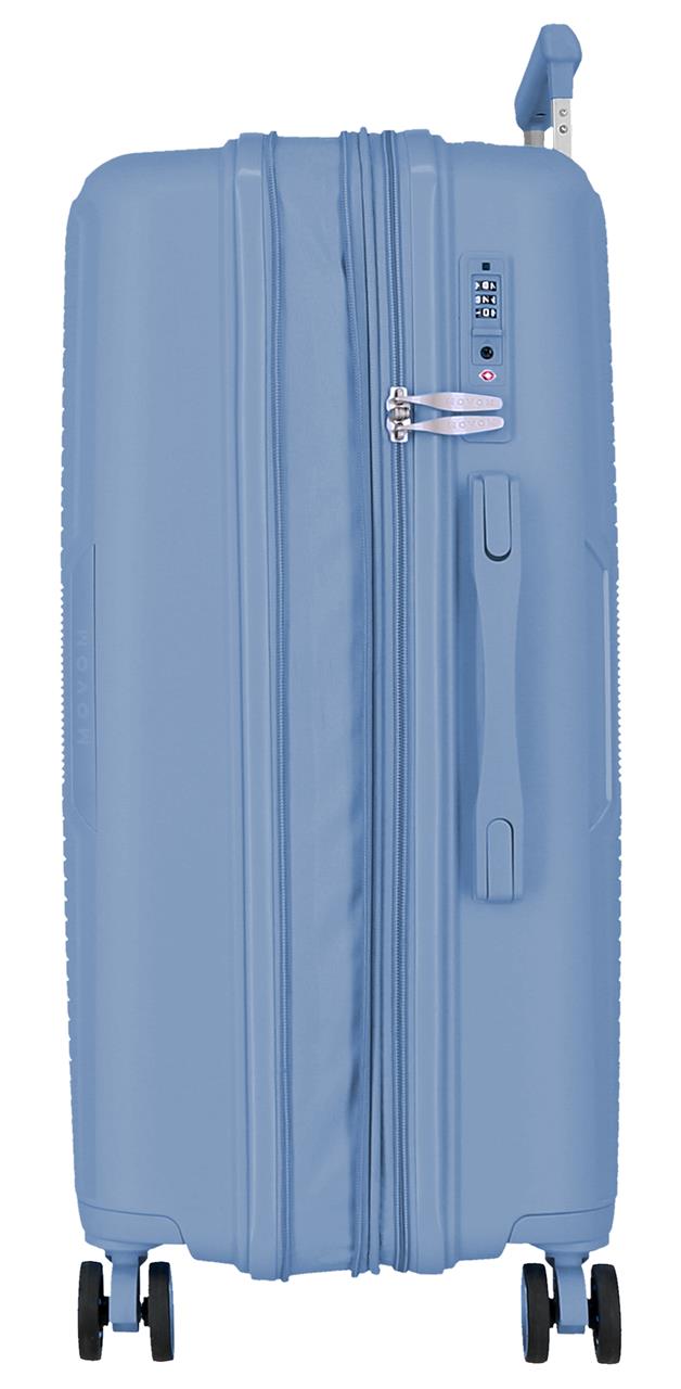 532932B TROLLEY PP 78CM. C/EXP. 4R. MOVOM INARI LIGHT BLUE