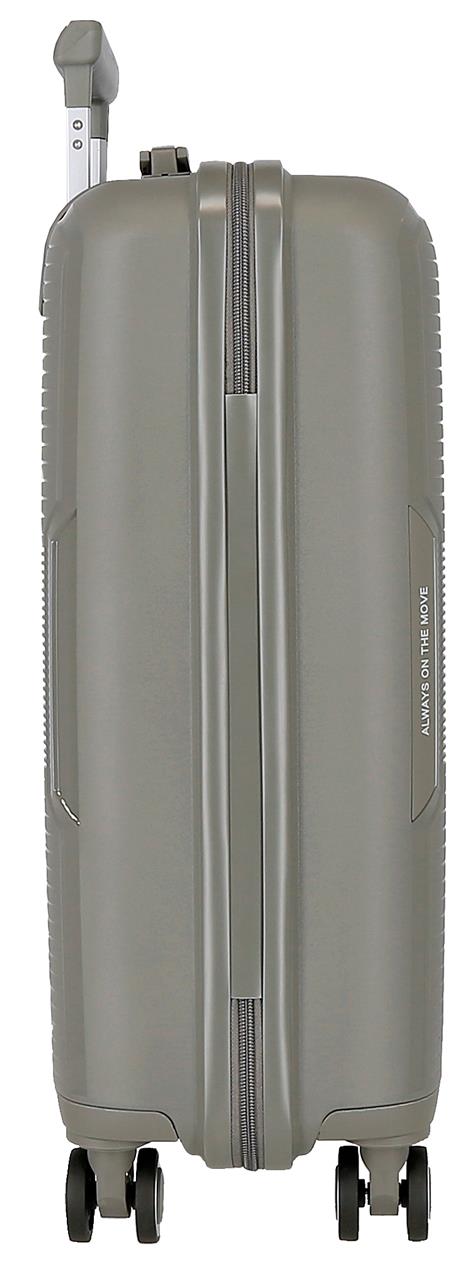 5329424 SET/3 TROLLEY PP 55-68-78CM. 4R. MOVOM INARI GRIS
