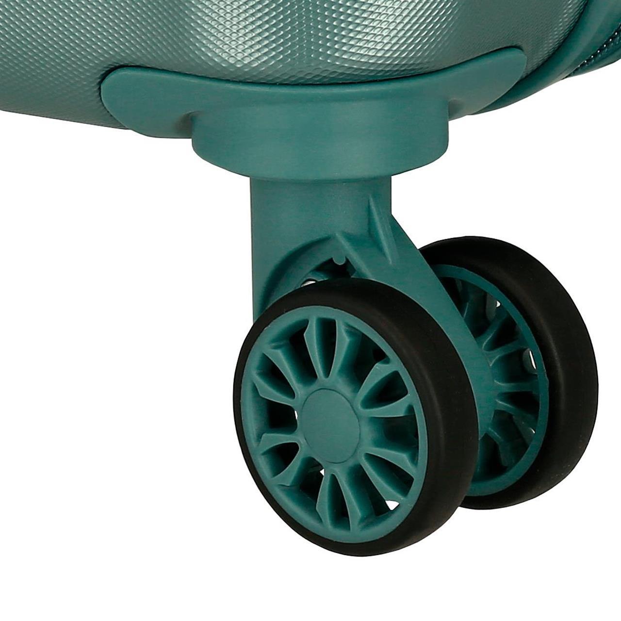 5338623 TROLLEY ABS 55CM. C/EXP. 4R. EL POTRO VERA VIHREÄ