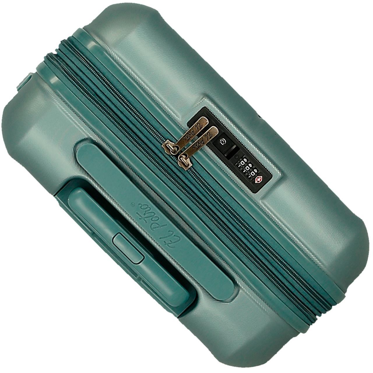 5338623 TROLLEY ABS 55CM. C/EXP. 4R. EL POTRO VERA VIHREÄ