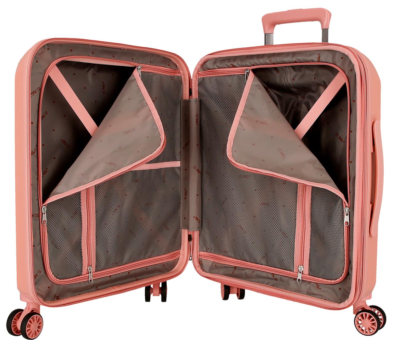 5338625 TROLLEY ABS 55CM. C/EXP. 4R. EL POTRO VERA NUDE