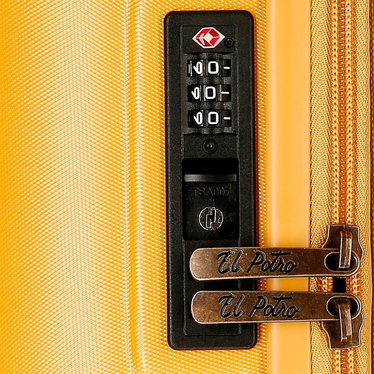 5338724 TROLLEY ABS 55CM. 4R. EL POTRO VERA OCRE