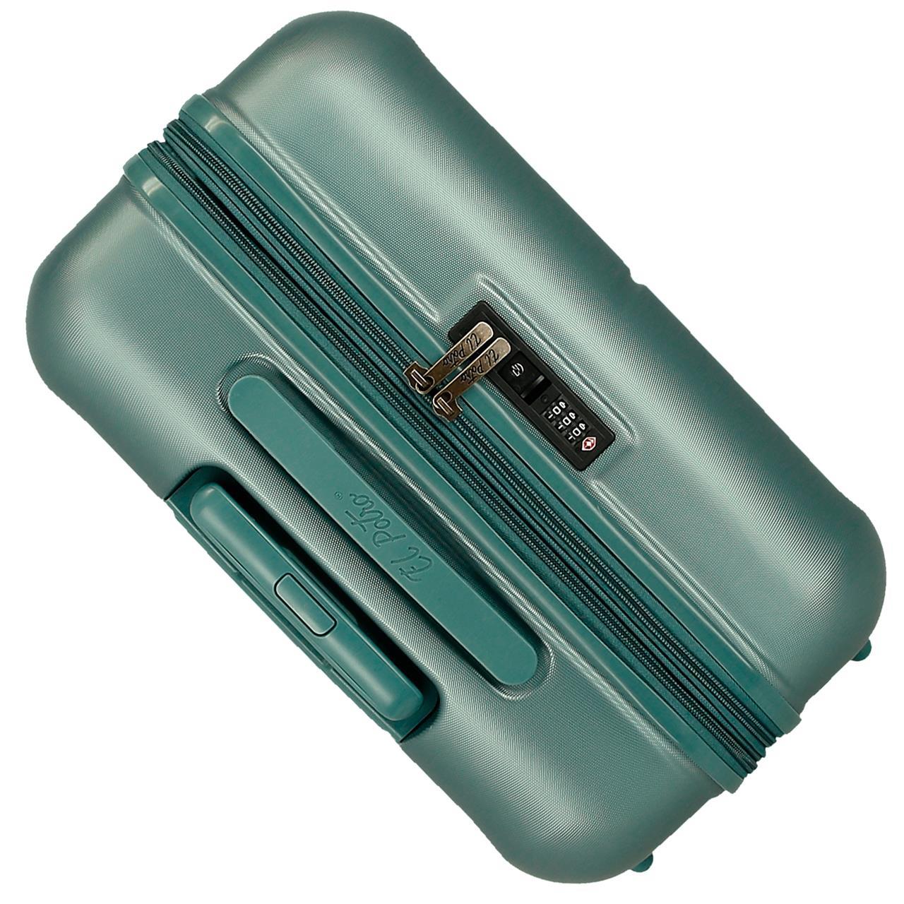 5338823 TROLLEY ABS 70CM. C/EXP. 4R. EL POTRO VERA GRÜN