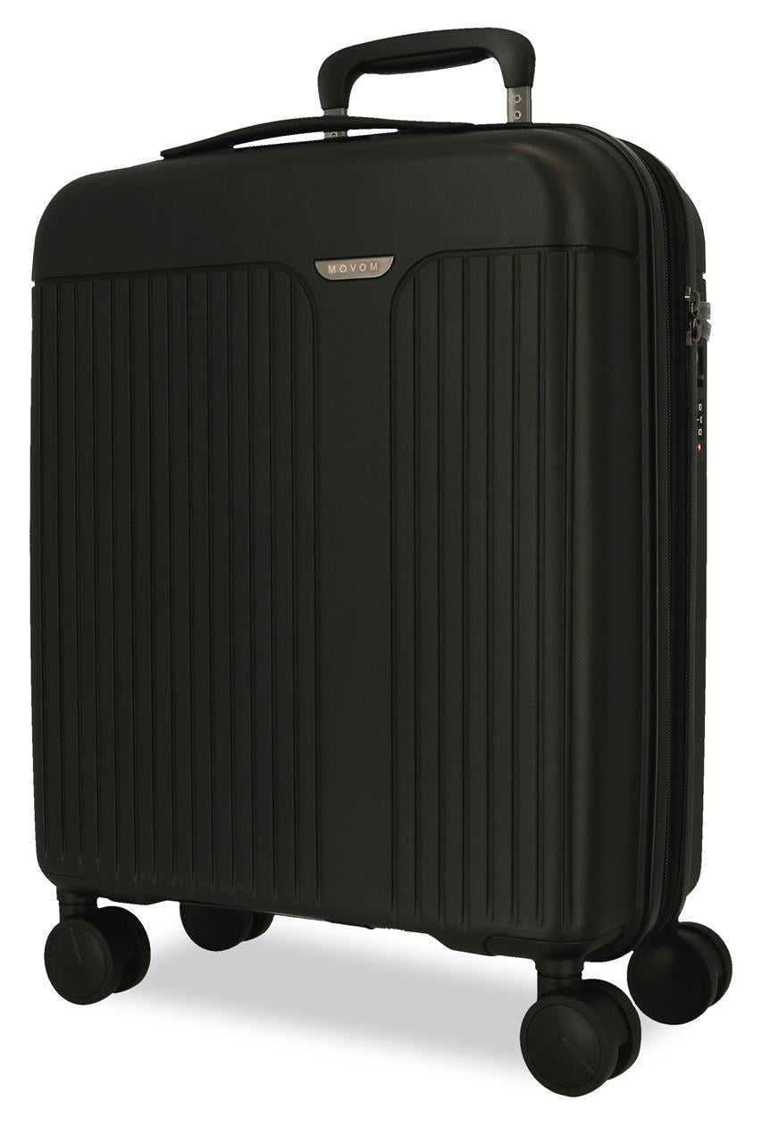 5388621 TROLLEY PP 55CM. C/EXP. 4R. MOVOM NEW TRENDY BLACK