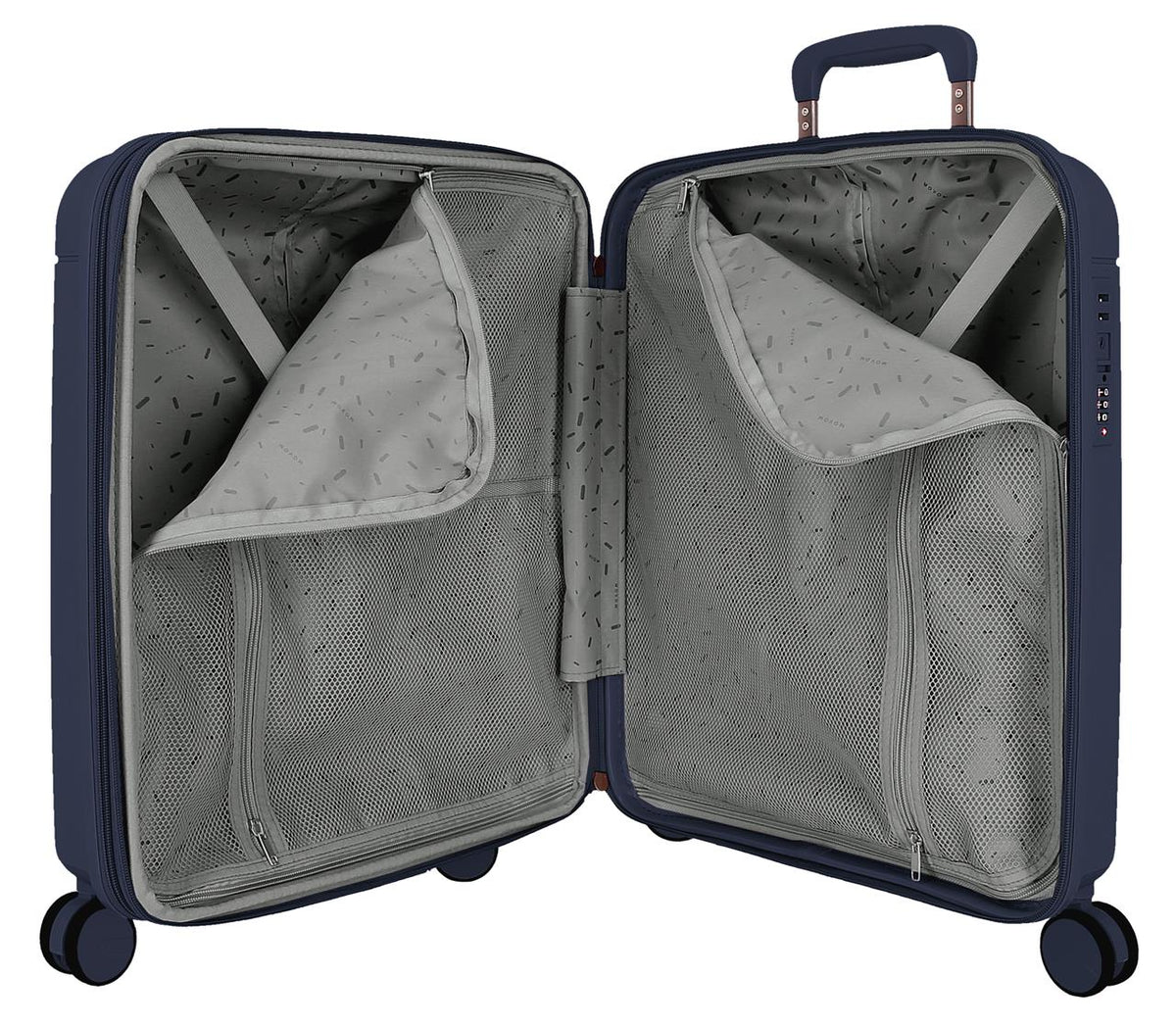 5388622 TROLLEY PP 55CM. C/EXP. 4R. MOVOM NEUES TRENDY NAVY